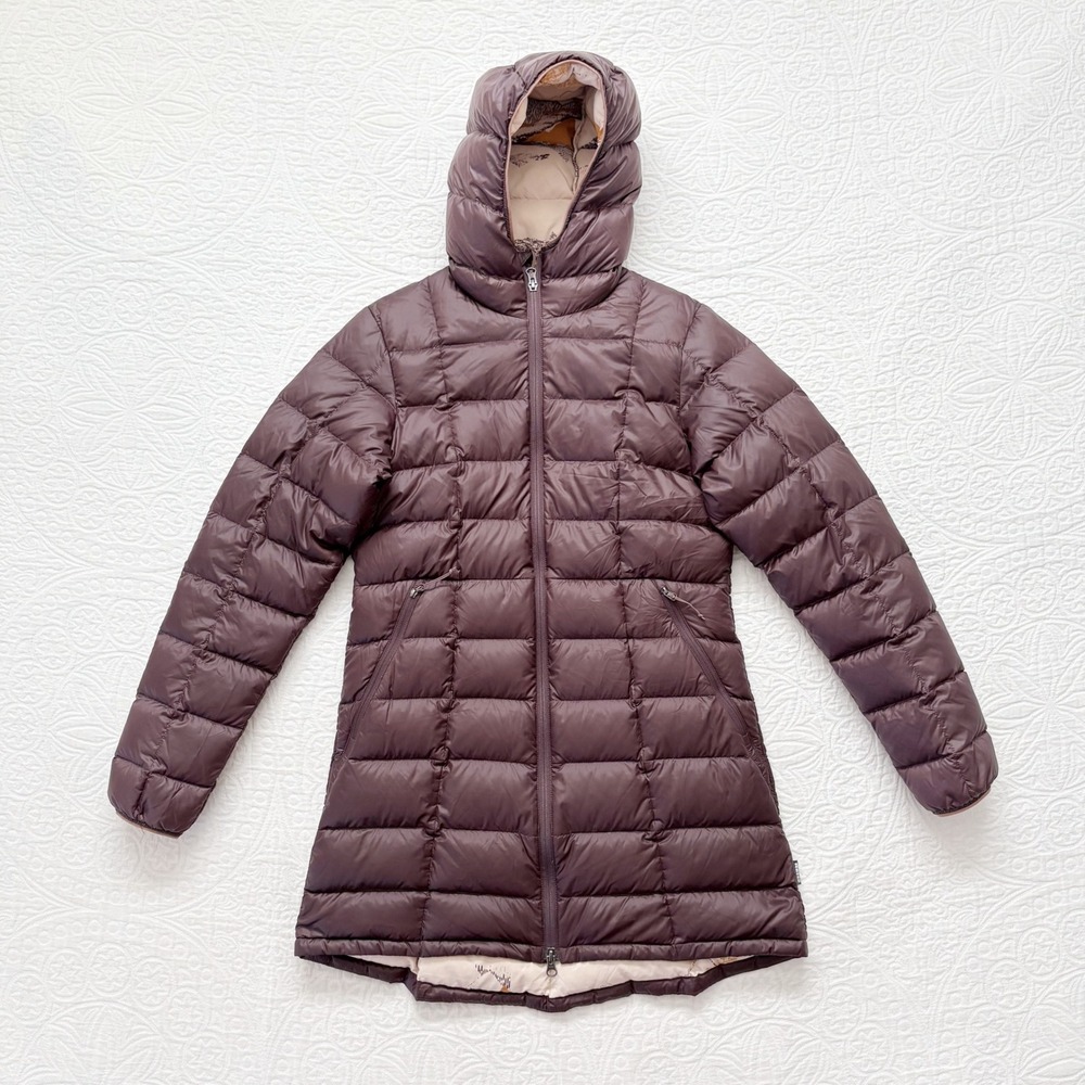 REI Women's 650 Down-Filled Puffer Parka 2.0, Mountain Range Lining Sz S‎